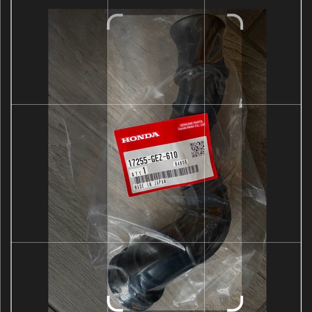 Honda Genuine Black Rubber Hose 17255-GEZ-610